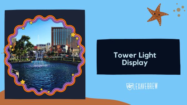 Tower Light Display - Las Vegas Water Shows